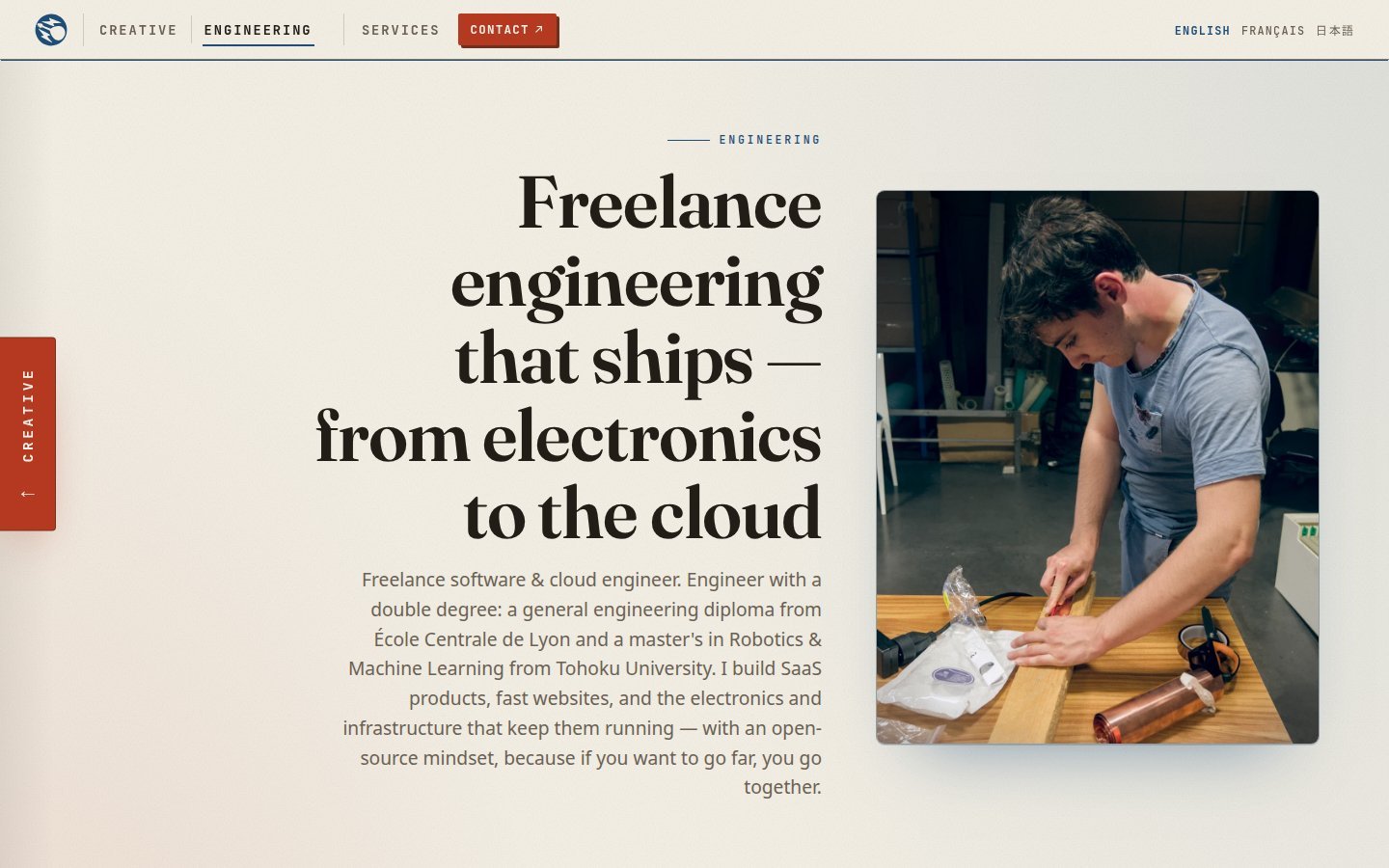 How I built my freelance website : Astro, Keystatic and Cloudflare